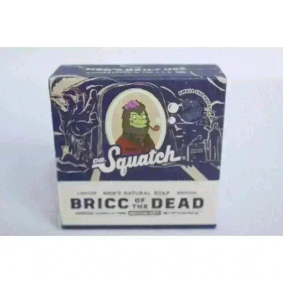 DR. Squatch Bricc of the Dead Soap - 5oz Limited Edition Medium Grit New In Box - Picture 8 of 8